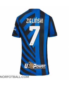 Billige Fotballdrakt Inter Milan Piotr Zielinski #7 Replika Hjemmedrakt Dame 2024-25 Kortermet